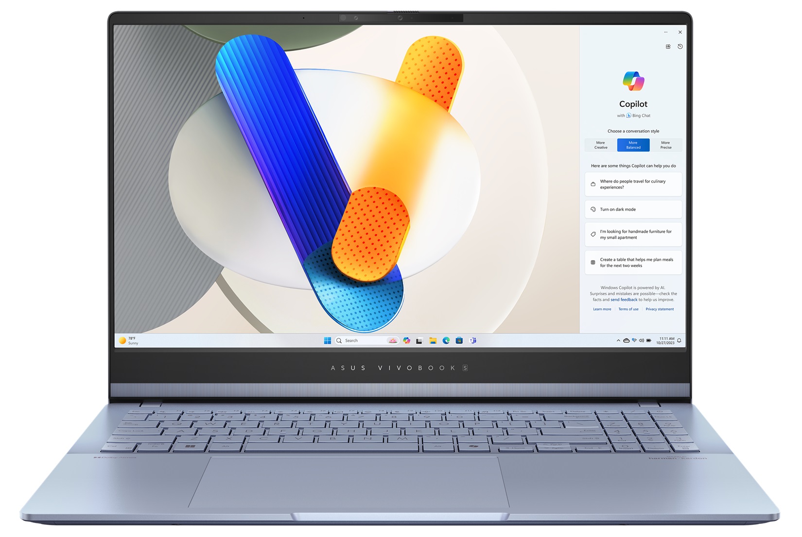 Asus VivoBook S15 OLED S5506MA-MA951WS (Core Ultra 9/16 GB/1 TB SSD/Windows 11)
